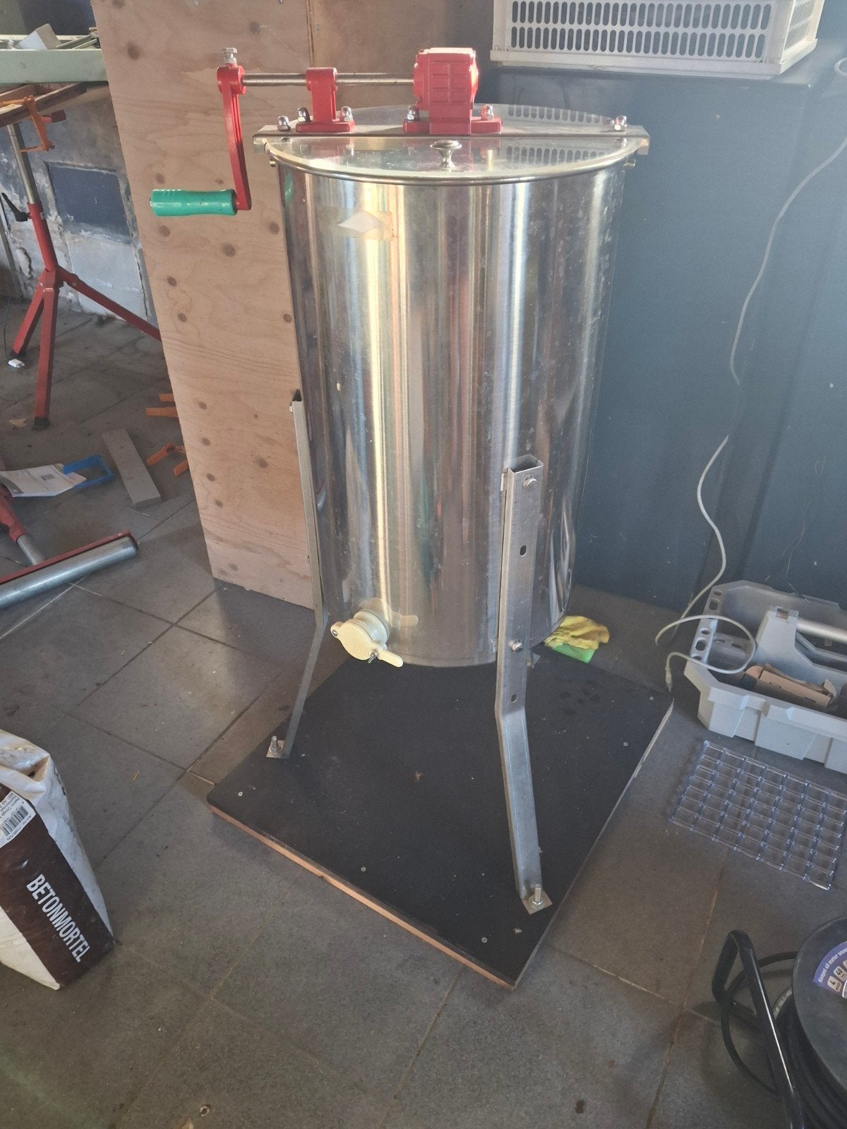 Honing slinger - RVS - Handmatig 3 frames, Dieren en Toebehoren, Insecten en Spinnen, Bijen