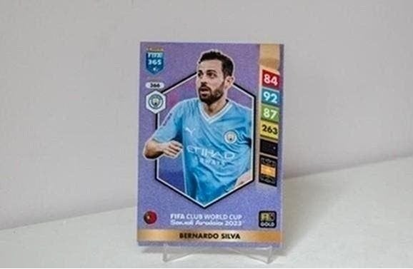 Fifa 365 Panini Trading Bernado Silva, Ophalen of Verzenden, Zo goed als nieuw, Losse kaart