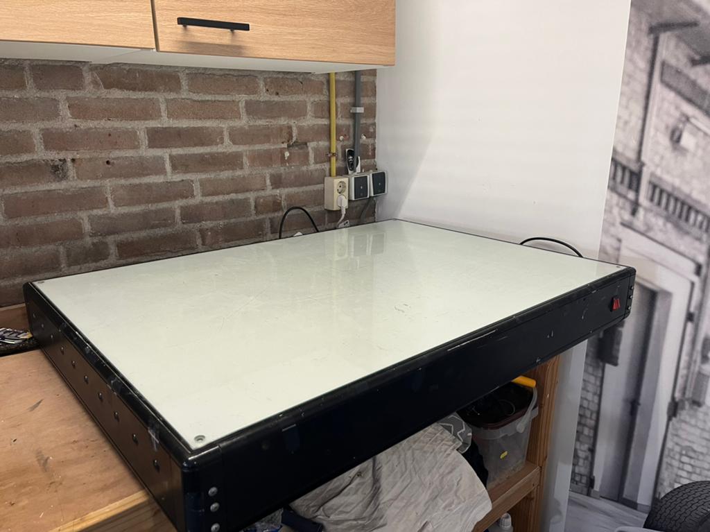 Lichtbak met 2 standen verlichting, Ophalen of Verzenden, Gebruikt, Minder dan 130 cm, Verlichting