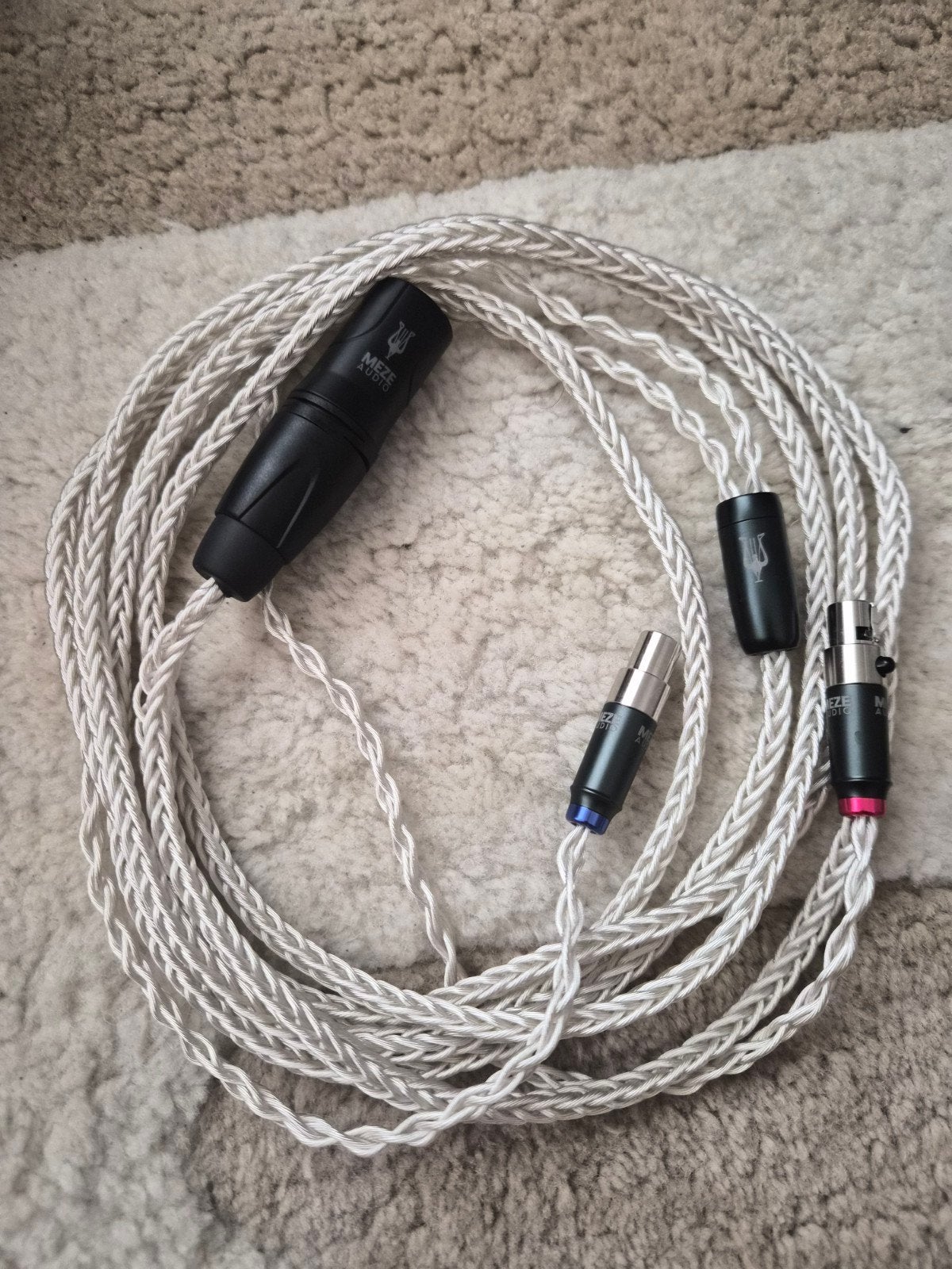 Meze high end gebalanceerde koptelefoon kabel, Ophalen of Verzenden, Zo goed als nieuw, Overige merken