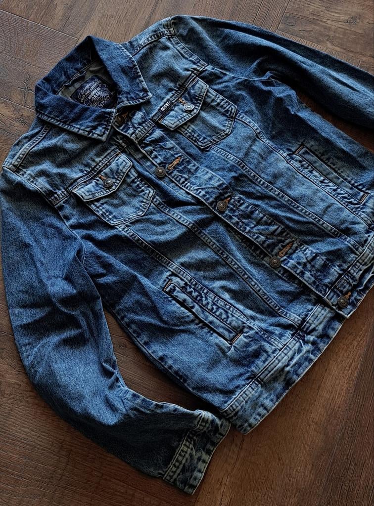 Gratis Demin jack Dames Maat S/M, Ophalen of Verzenden, Zo goed als nieuw, Blauw