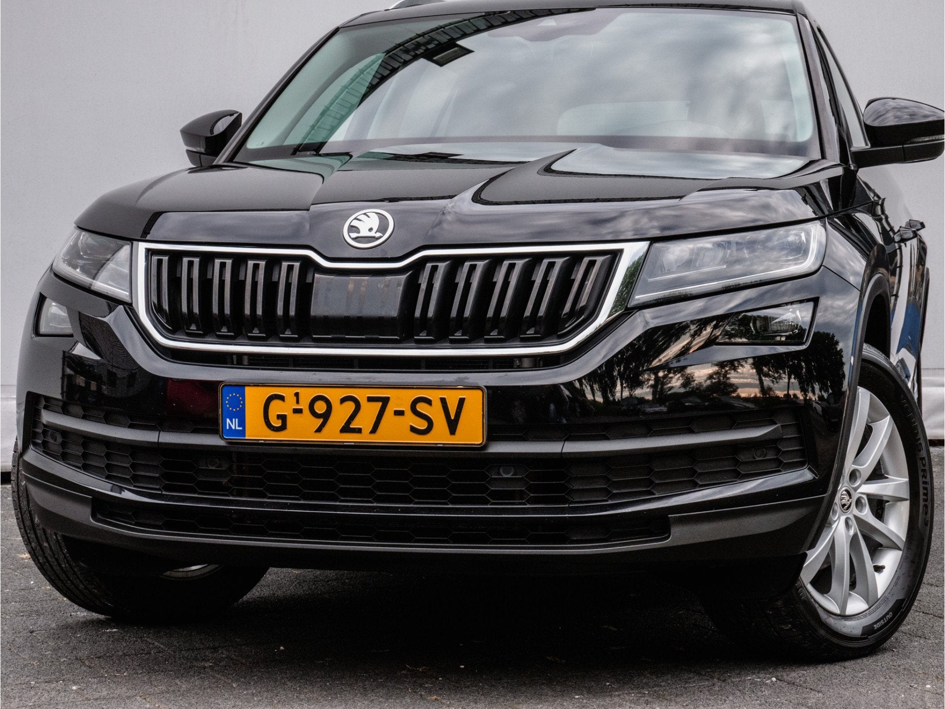 Skoda Kodiaq 1.5 TSI 150pk Aut. Limited Business Edition Tre, Auto's, 4 cilinders, Zwart, Origineel Nederlands, Bedrijf