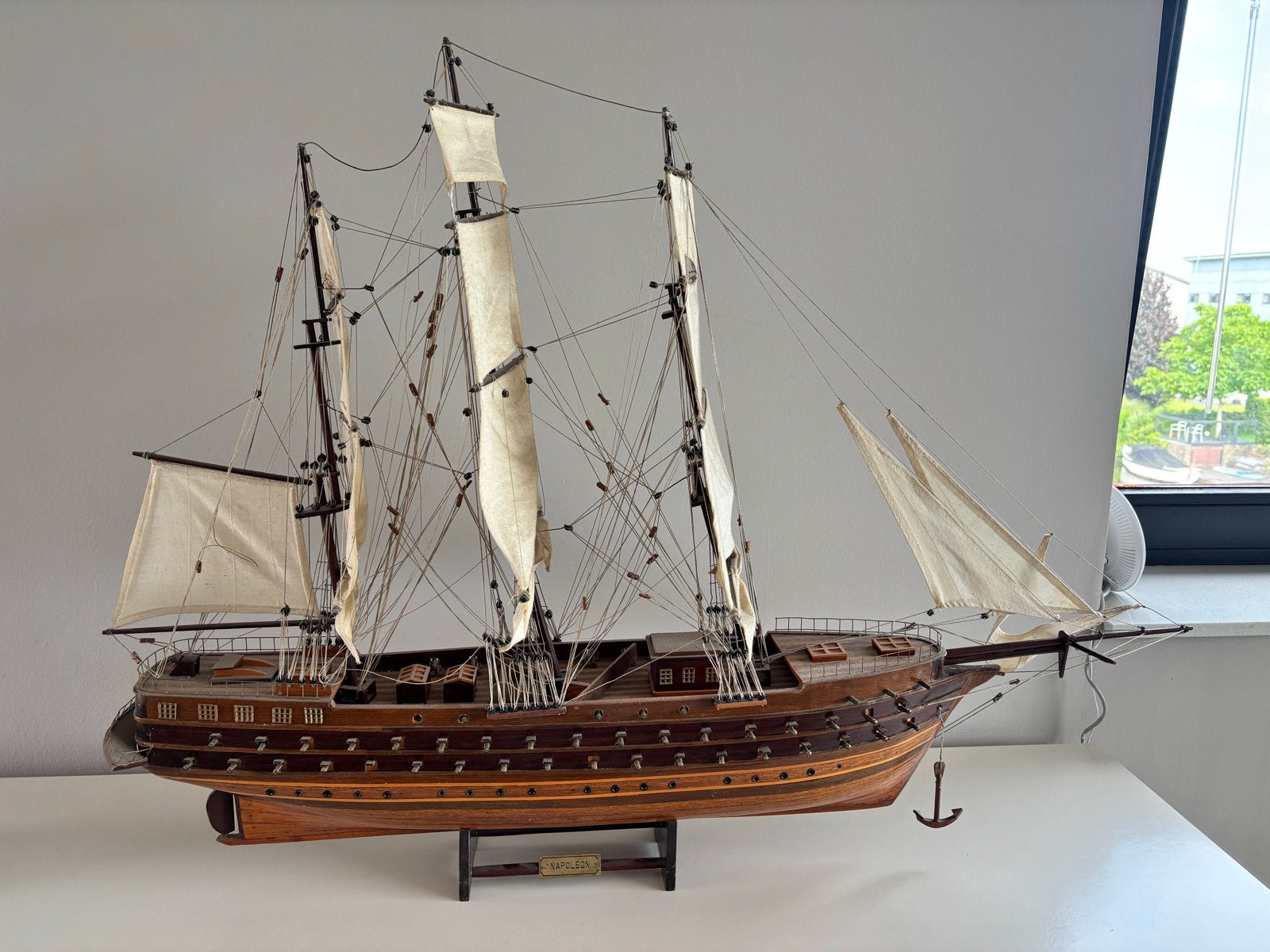Gedetailleerd Model Zeilschip Napoleon, Ophalen, Zo goed als nieuw, Groter dan 1:32, Overige merken