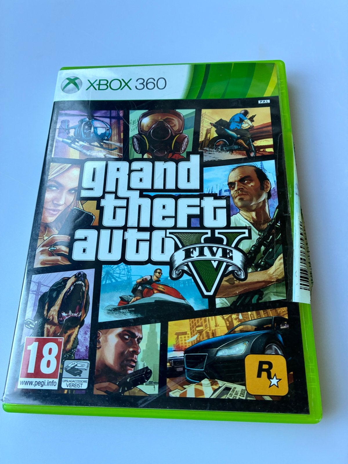 Grand Theft Auto V (GTA 5) Xbox 360 - Zo goed als nieuw, Avontuur en Actie, Online, 8013XG, Vanaf 18 jaar