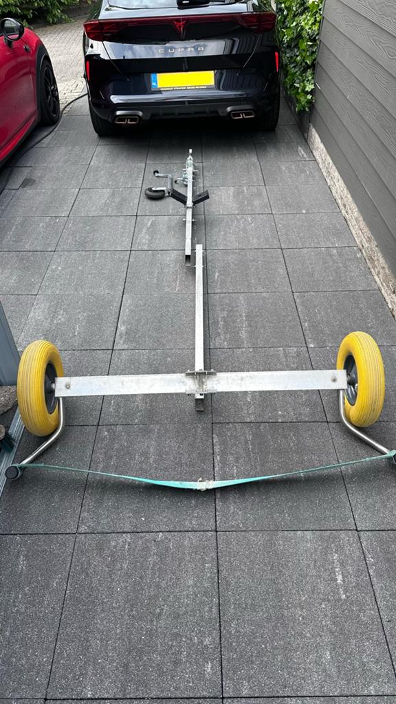 Camping / strand / stallingtrailer rubberboot / kleine boot, Watersport en Boten, Ophalen, Gebruikt, Overige typen
