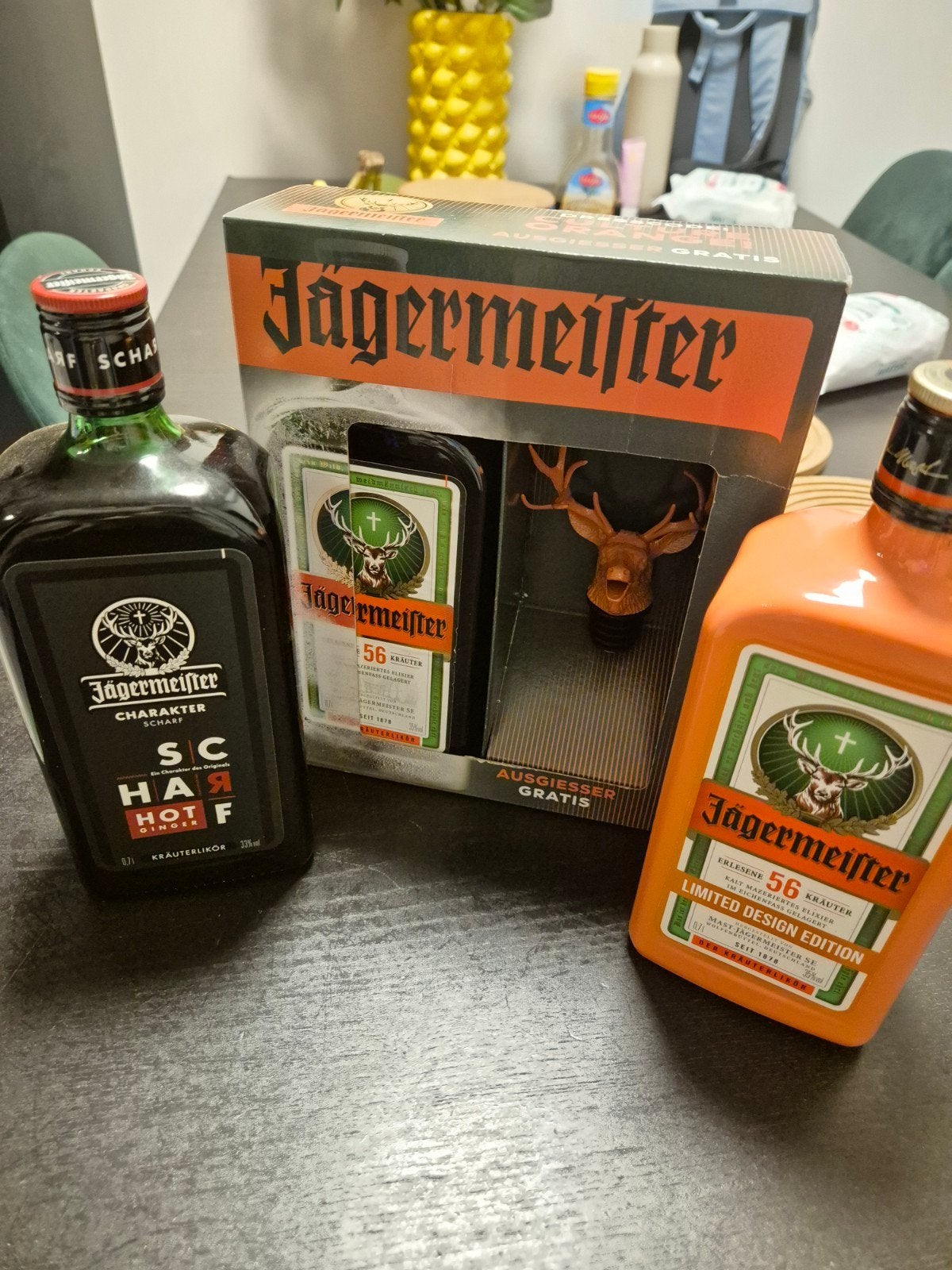3 soorten Jägermeister - Nieuw in verpakking, Verzamelen, Ophalen of Verzenden, Nieuw