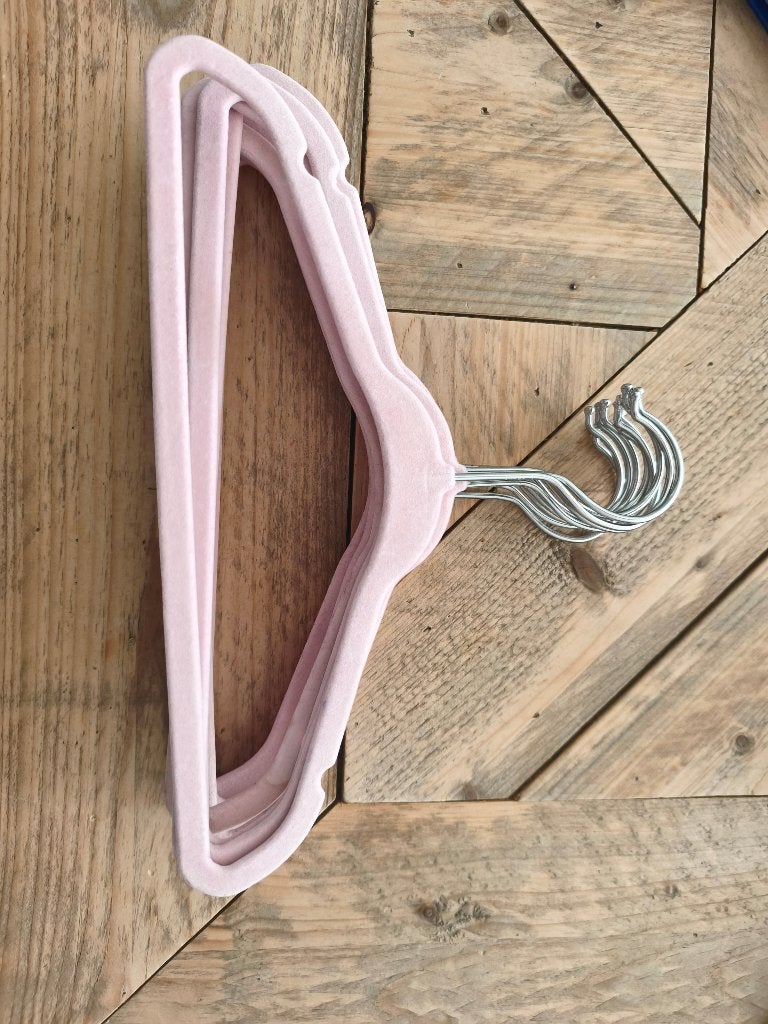 Leuke Roze Kledinghangers kinderkleding, Ophalen of Verzenden, Zo goed als nieuw, Kunststof, Kinderen