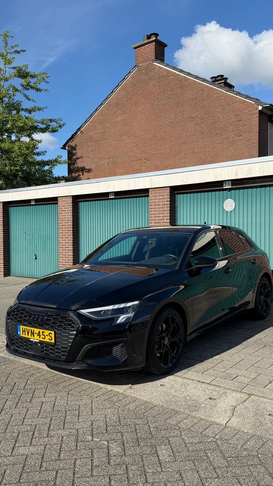 Audi A3 Sportback 40 TFSI E S-Line/Panorama/Sfeer/Camera/Led, Auto's, Audi, 77 km/l, 4 cilinders, 1535 kg, Zwart