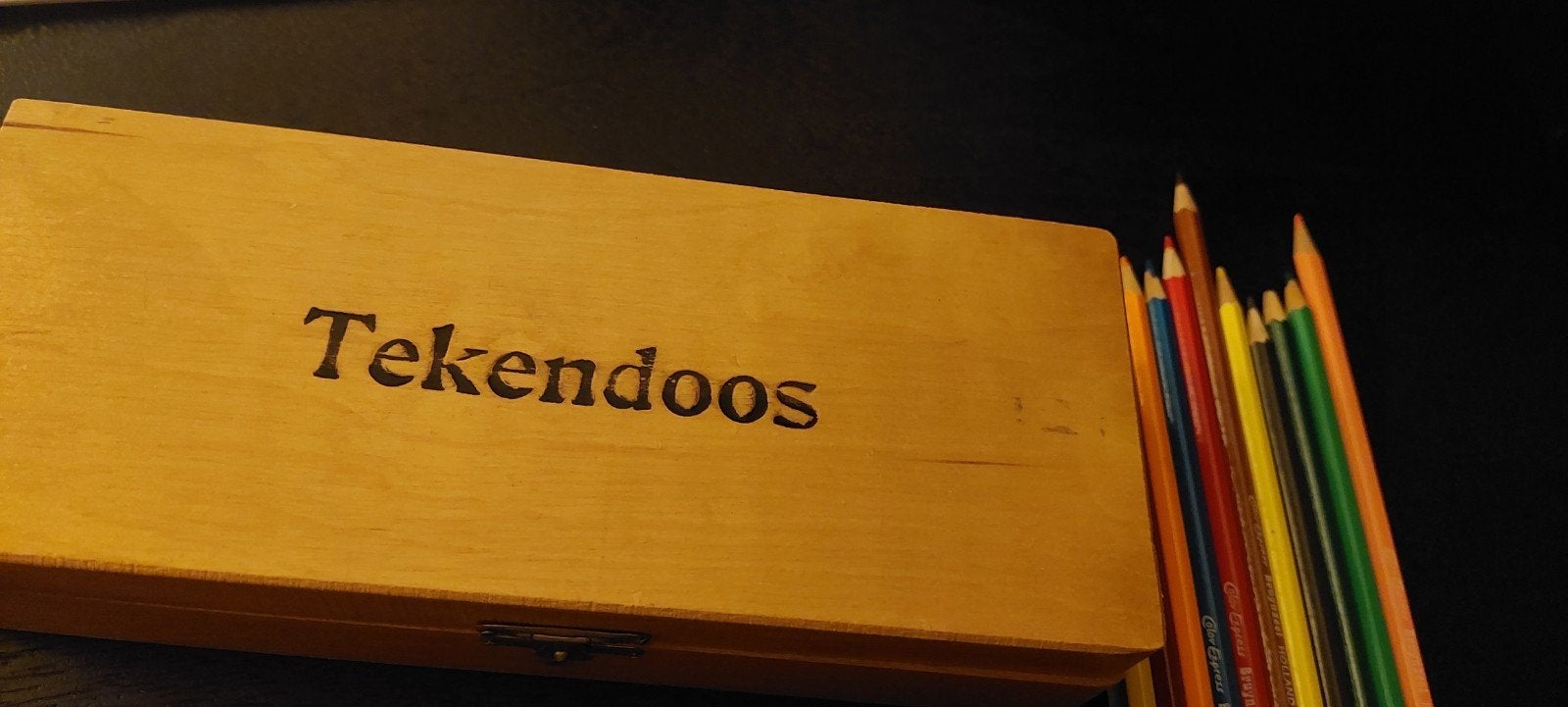 Oude tekendoos + o.a vulpotlood, 8 buisjes pentel vullingen, Ophalen of Verzenden