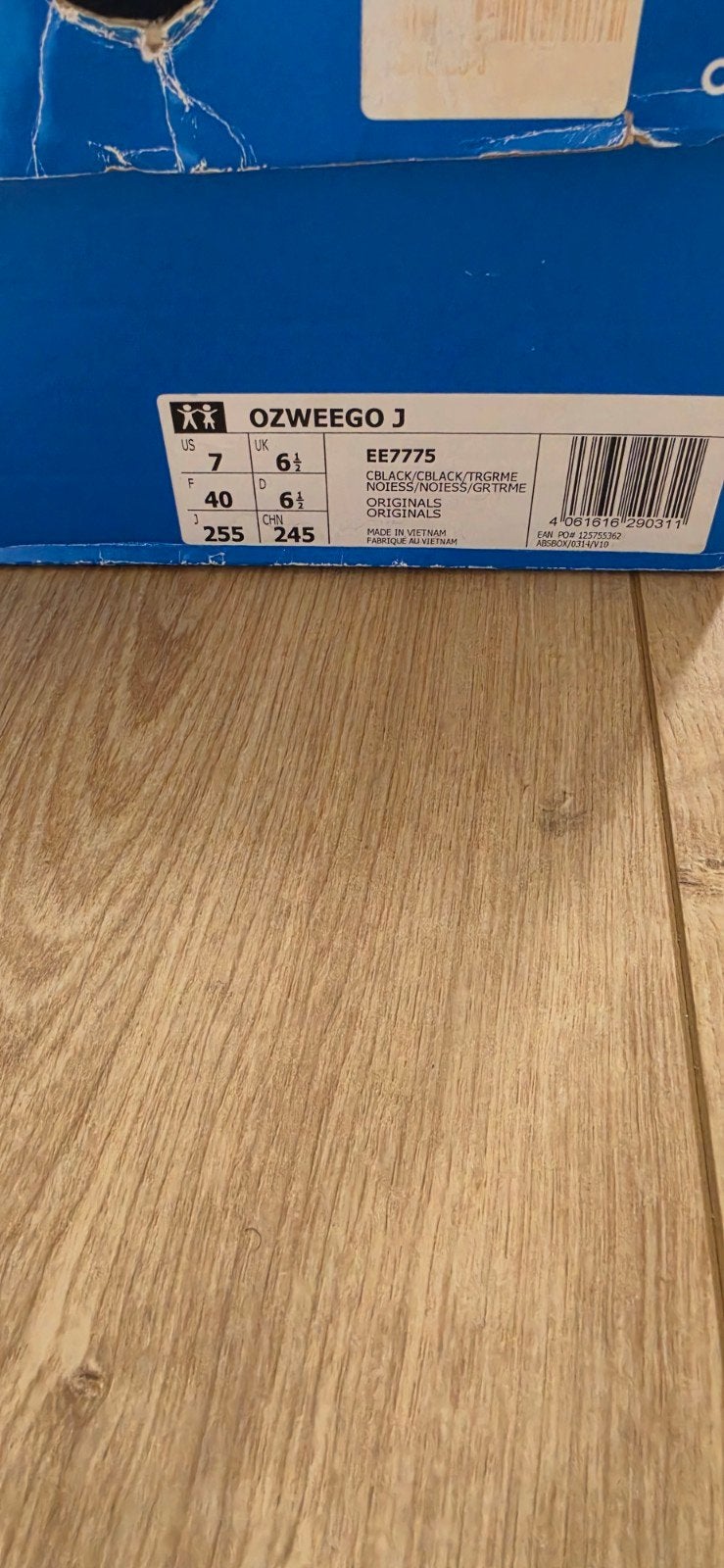Adidas Ozweego J Zwarte Sneakers Maat 40, Adidas, Zwart, Ophalen of Verzenden, Sneakers of Gympen