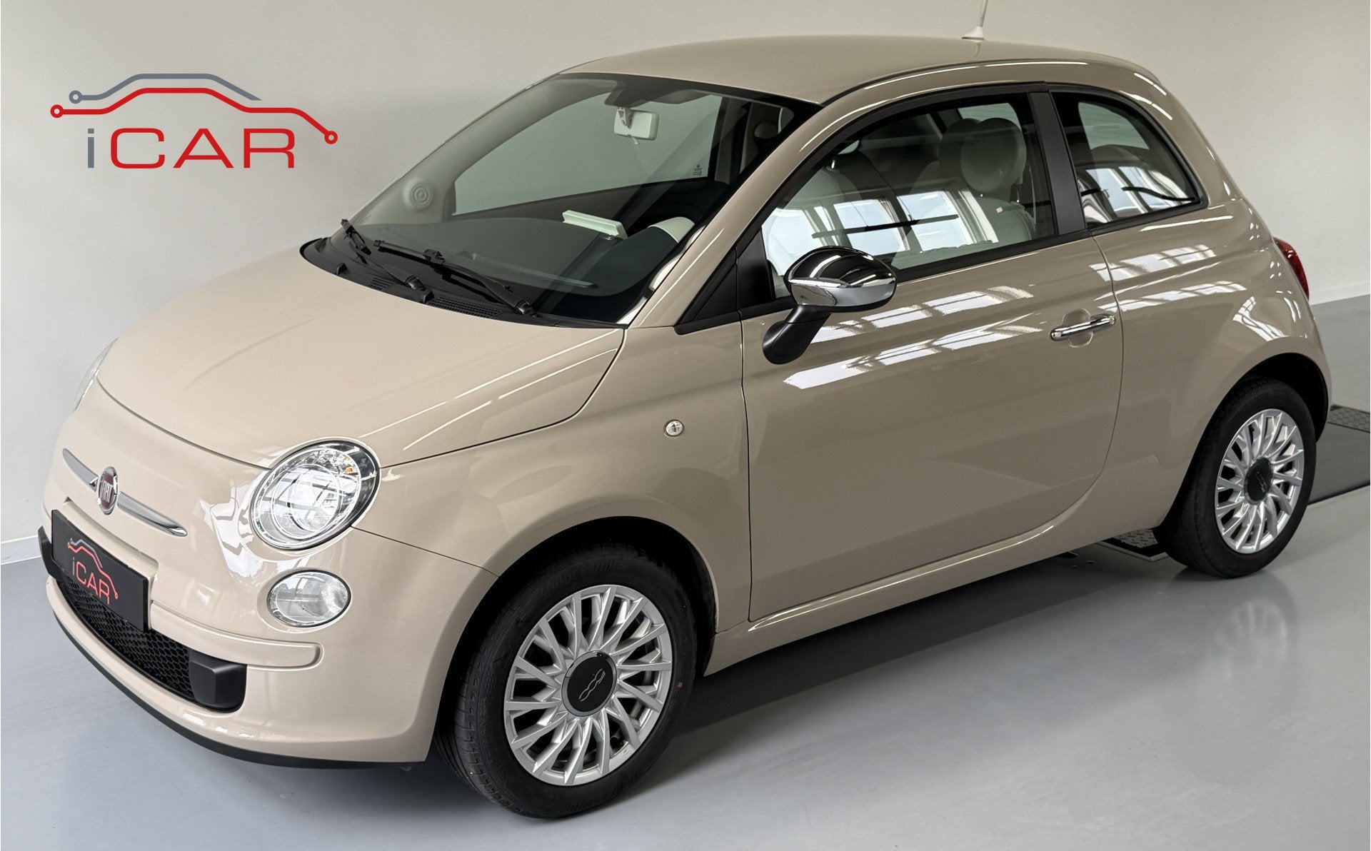 Fiat 500 1.2 Cappuccino-Carplay-68ooo KM-Als nieuw !, Auto's, Dealer onderhouden, Gebruikt, 1242 cc, 840 kg