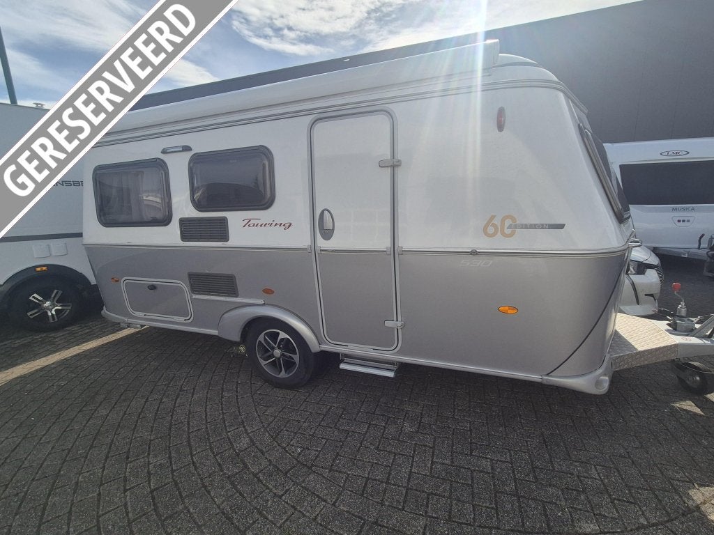 Eriba Touring Troll 530 2019 Mover, cassetteluifel 24250,-, Standaardzit, Schokbreker, Particulier, 4 tot 5 meter