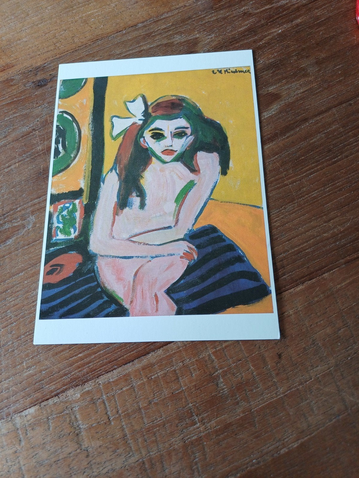 Ansichtkaart  Ernst Ludwig Kirchner Marzella ongelopen, Ophalen of Verzenden, 1980 tot heden, Voertuig