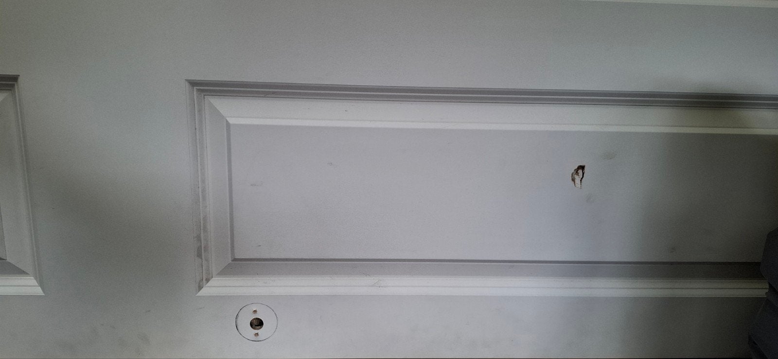 Binnendeur met klein gaatje, Ophalen, Gebruikt, Minder dan 80 cm, Binnendeur