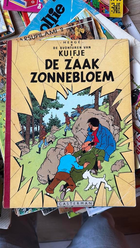Kuifje De Zaak Zonnebloem 1956, Eén stripboek, Ophalen of Verzenden, Zo goed als nieuw