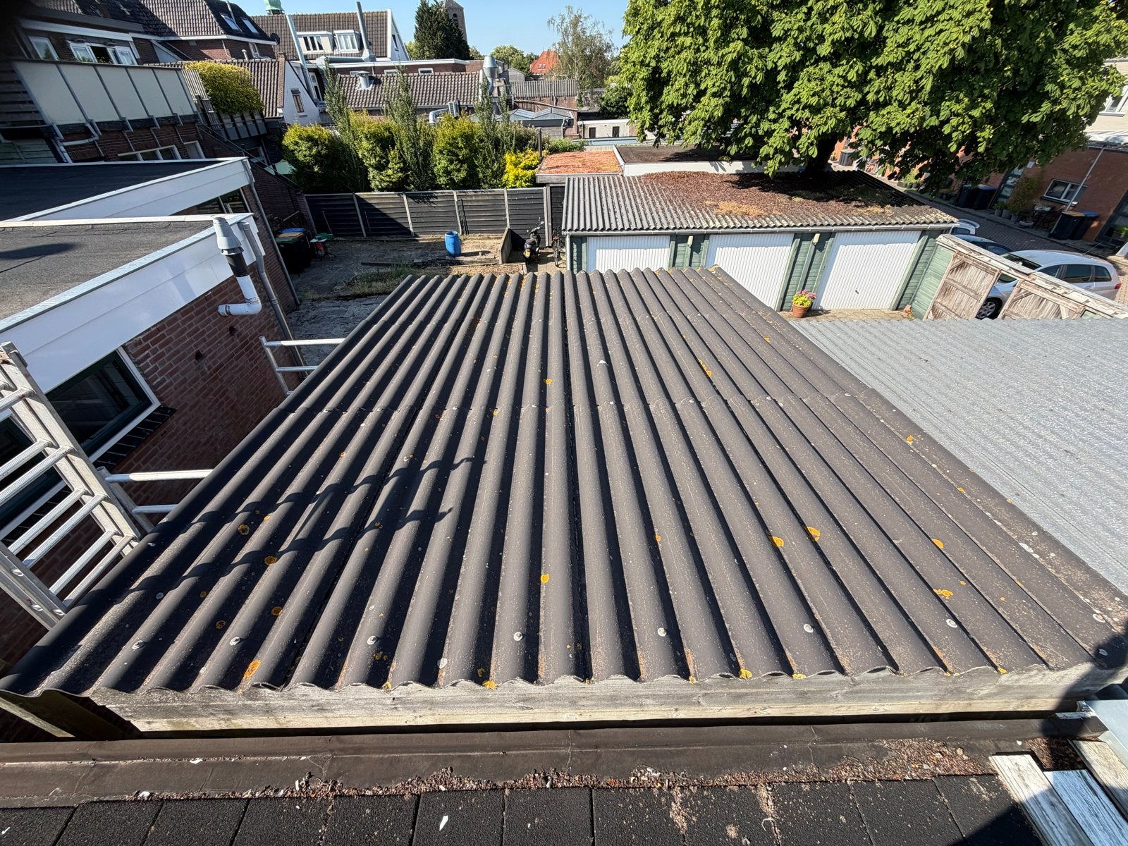 9 asbestvrije harde golfplaten in zeer goede staat, Ophalen, Zo goed als nieuw, Overige materialen, Golfplaat
