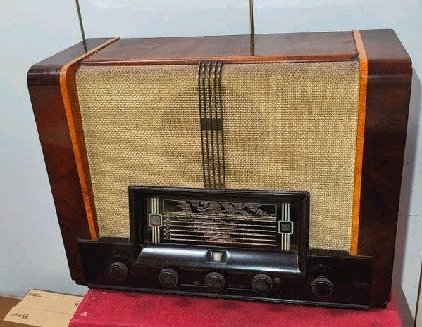Philips tube Radio 497X from 1941, 8 tubes, buizen Radio, Ophalen of Verzenden