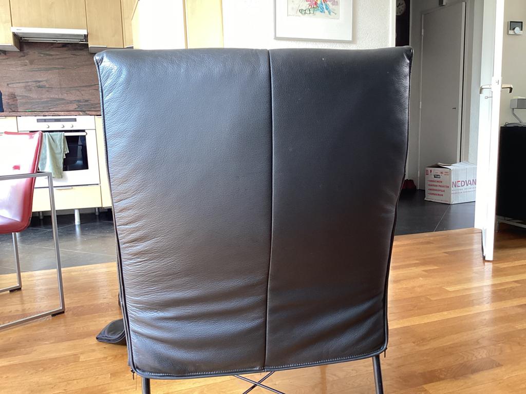 Leren hoes voor Montis Charly stoel, Huis en Inrichting, Fauteuils, Gebruikt, Montis fauteuil, Ophalen of Verzenden, 50 tot 75 cm