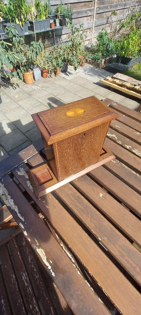 Antiek, Desktop Stationery Box, Engels, victoriaans c.1890, Ophalen of Verzenden
