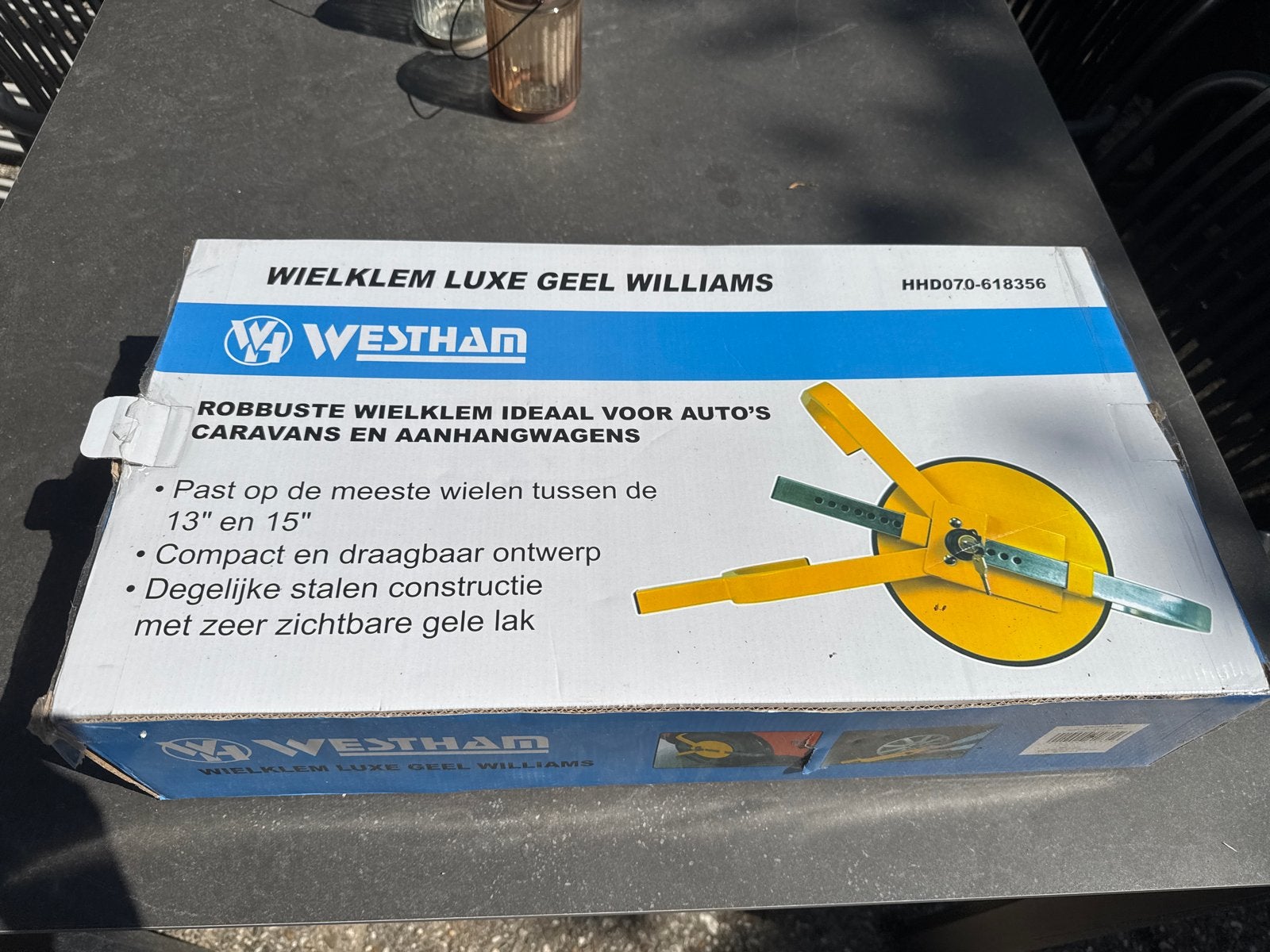 Wielklem Luxe Geel Williams - Nieuw in doos, Ophalen of Verzenden, Zo goed als nieuw