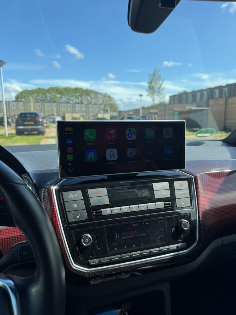 CarPlay/Android scherm voor VW Up/Seat Mii/Skoda Citigo, Ophalen of Verzenden, Zo goed als nieuw