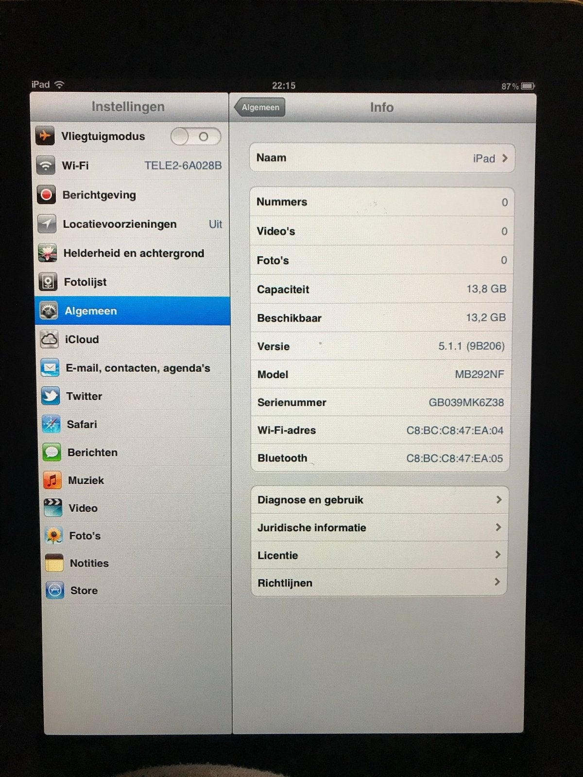 Apple iPad (1e generatie) 16GB Wi-Fi, Computers en Software, Gebruikt, Apple iPad, Zwart, 16 GB