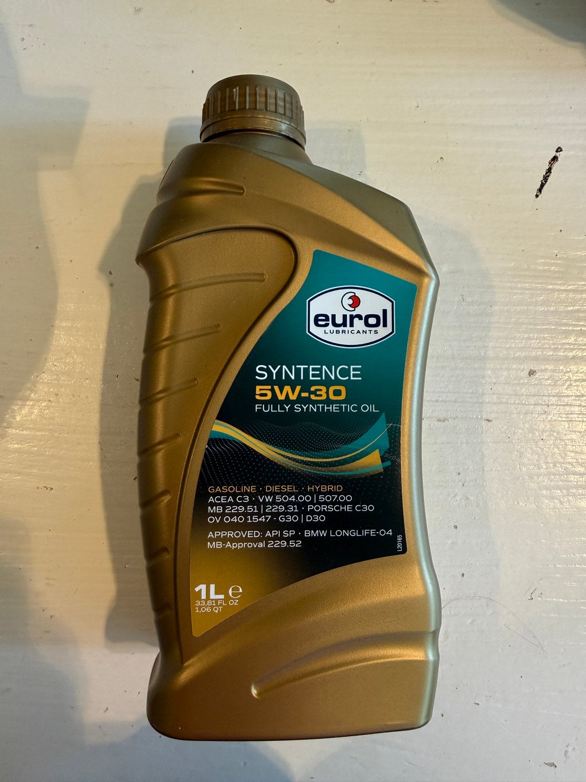 NEW: Eurol Syntence 5W-30 Volledig Synthetische Motorolie 1L, Ophalen of Verzenden, Nieuw