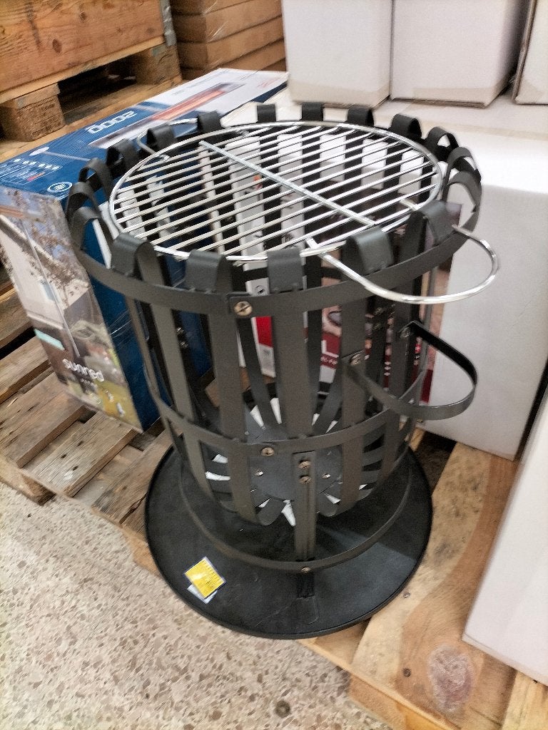 reddire vuurkorf met metalen bbq rooster, nieuw in doos, Ophalen of Verzenden, Nieuw, Vuurkorf