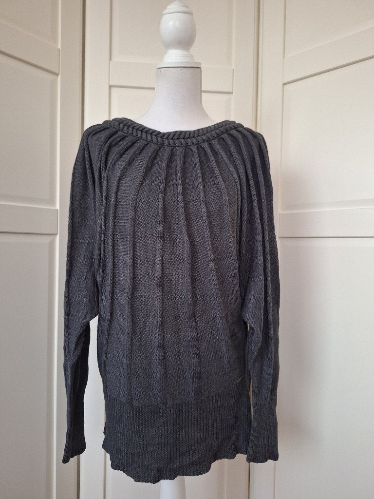 SPS Superstar grijze trui, maat L (valt als XL/XXL), Maat 42/44 (L), Ophalen of Verzenden, Grijs, Gedragen