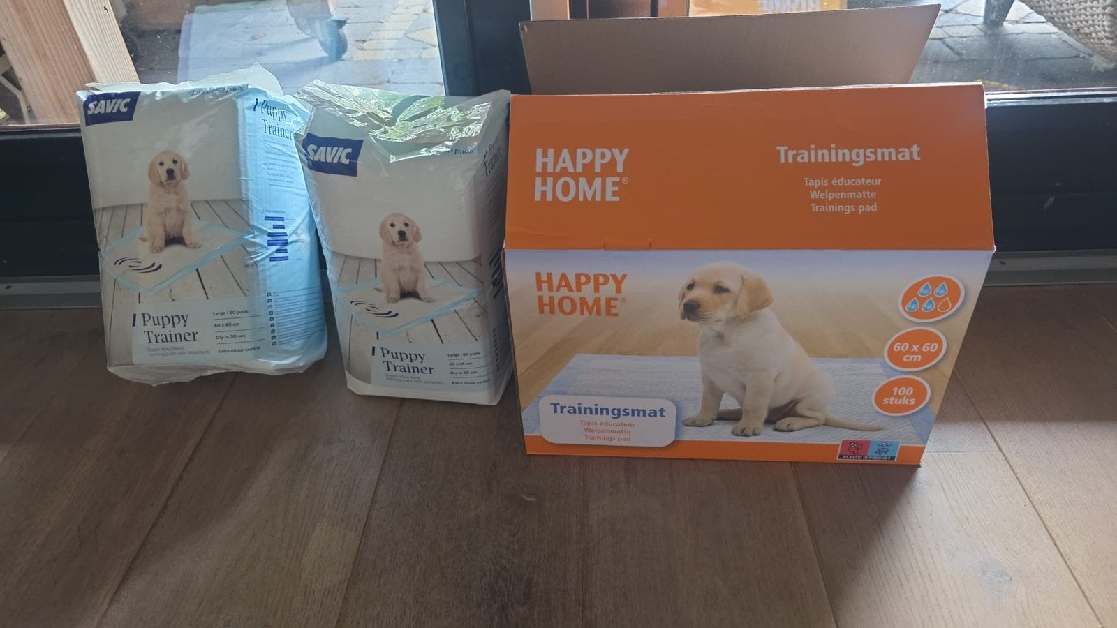 Puppy trainingsmatten /plasmatten maat L –Savic & Happy Home, Dieren en Toebehoren, Honden-accessoires, Ophalen, Nieuw
