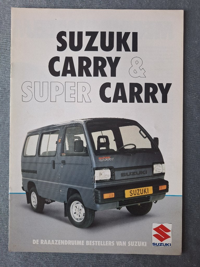 Brochure SUZUKI CARRY & SUPER CARRY - NL, Verzenden, Gelezen, Overige merken