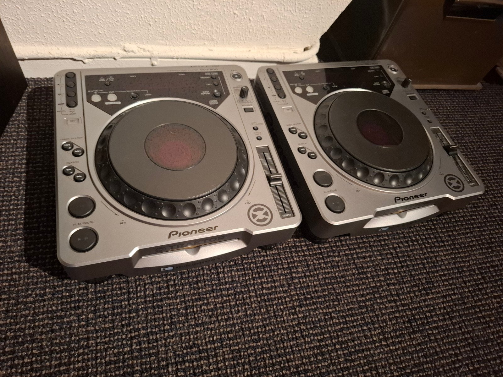 Set van 2x Pioneer CDJ-800 DJ-spelers, Ophalen, Gebruikt, Dj-set, Pioneer