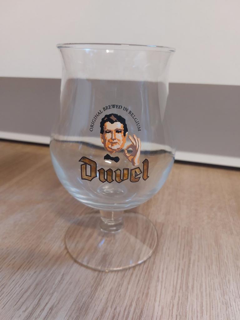 Duvel glas Ober 1999, Ophalen of Verzenden, Bierglas