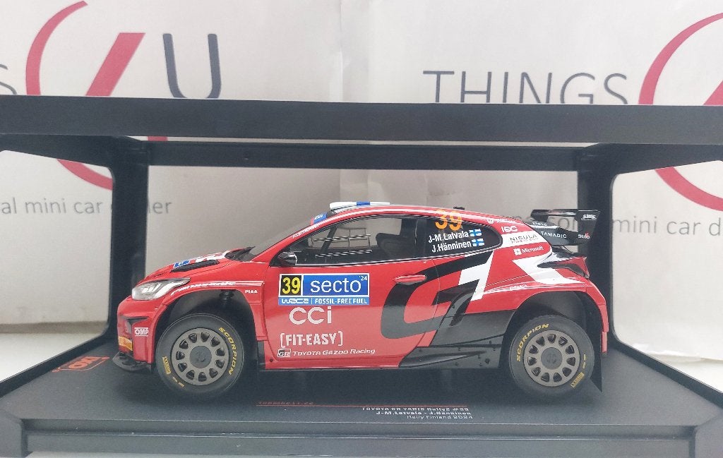 Ixo 1:18 Toyota GR Yaris Rally2 No.39, Rally Finnland 2024, Ophalen of Verzenden, Nieuw, Auto, Overige merken