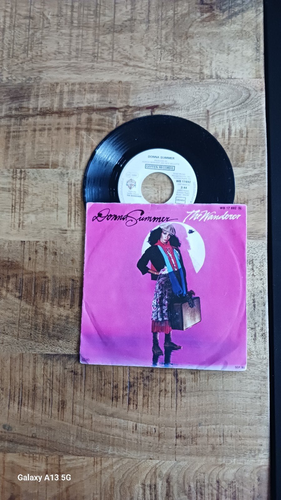 Donna Summer - The Wanderer 7 inch vinyl single, Gebruikt, 7 inch, Pop, EP