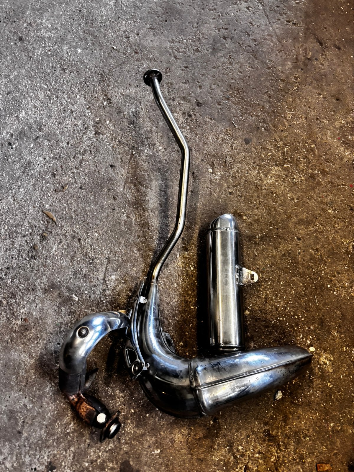 Derbi senda origineele uitlaat, Fietsen en Brommers, Ophalen, Gebruikt, Maximaal 45 km/u, 50 cc