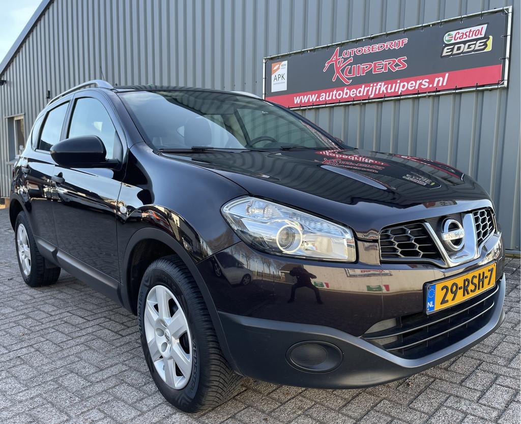 Nissan QASHQAI 1.6 Visia Airco.Cruise.PdcAudio.Trekhaak, Auto's, Voorwielaandrijving, Stof, Gebruikt, Origineel Nederlands
