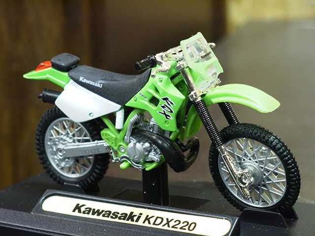 Kawasaki KDX220 1:18 Motormax, MayCheong, Nieuw, Ophalen of Verzenden, Motor