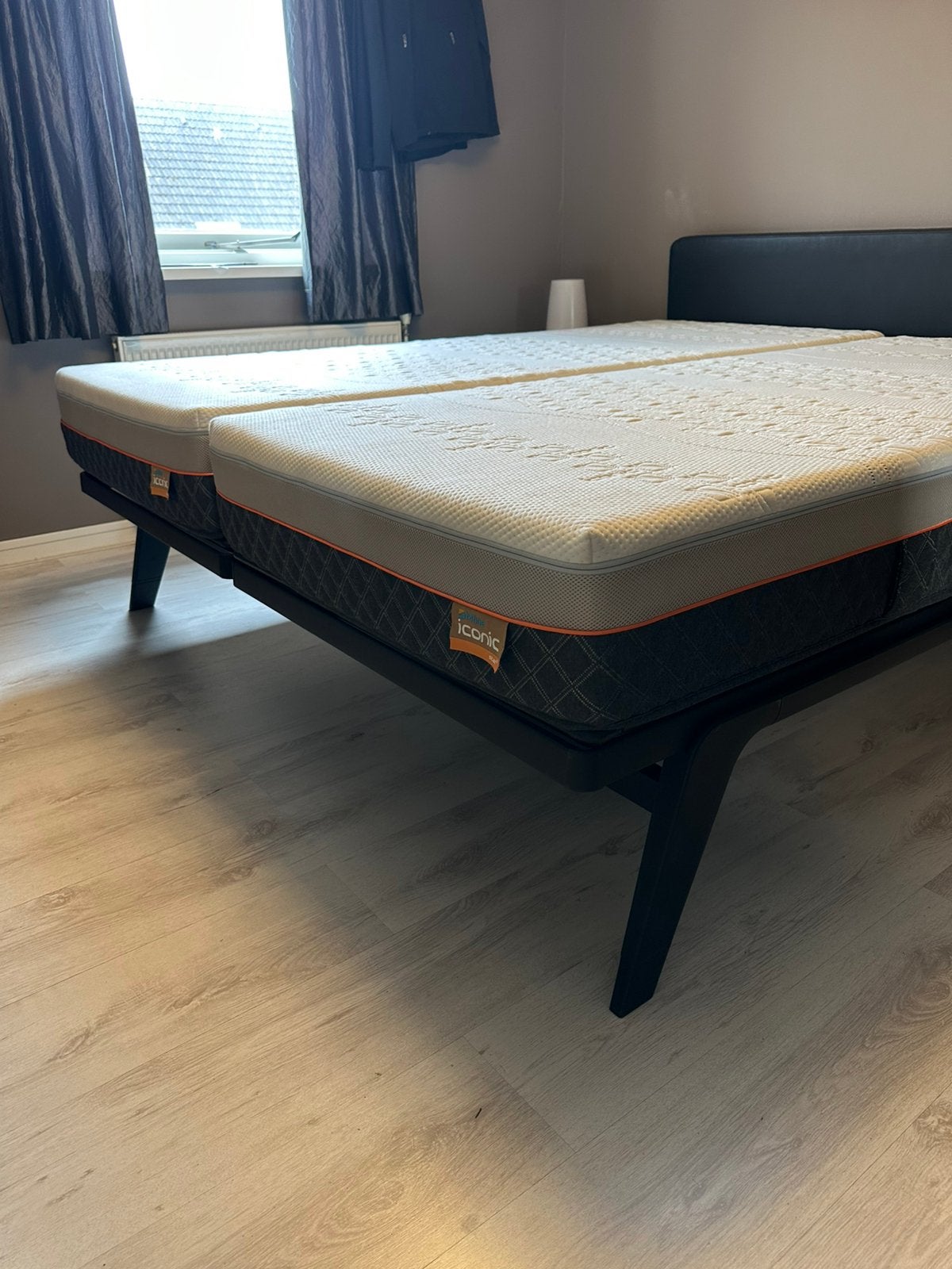 Auping original bed 180x210 verhoogd excl hoofdbord/matras, Huis en Inrichting, Slaapkamer | Bedden, Ophalen, 210 cm, Tweepersoons