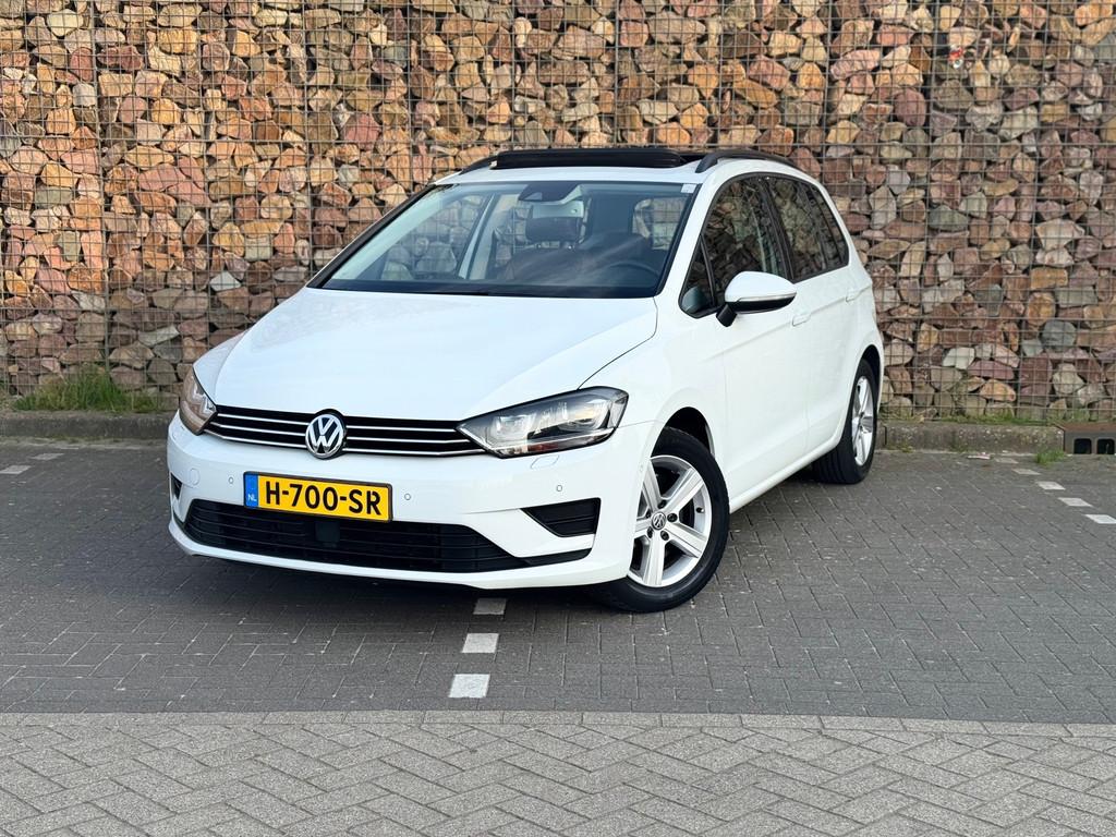 Volkswagen Golf Sportsvan 1.4 TSI Highline Automaat Pano PDC, Auto's, Gebruikt, Euro 6, Wit, 19 km/l