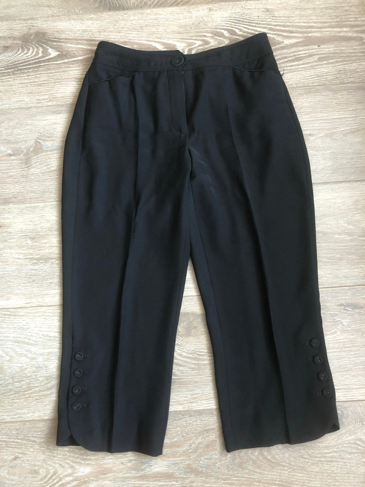 Gerry Weber Capri Broek Maat 36, Ophalen of Verzenden, Maat 36 (S), Zwart, Driekwart