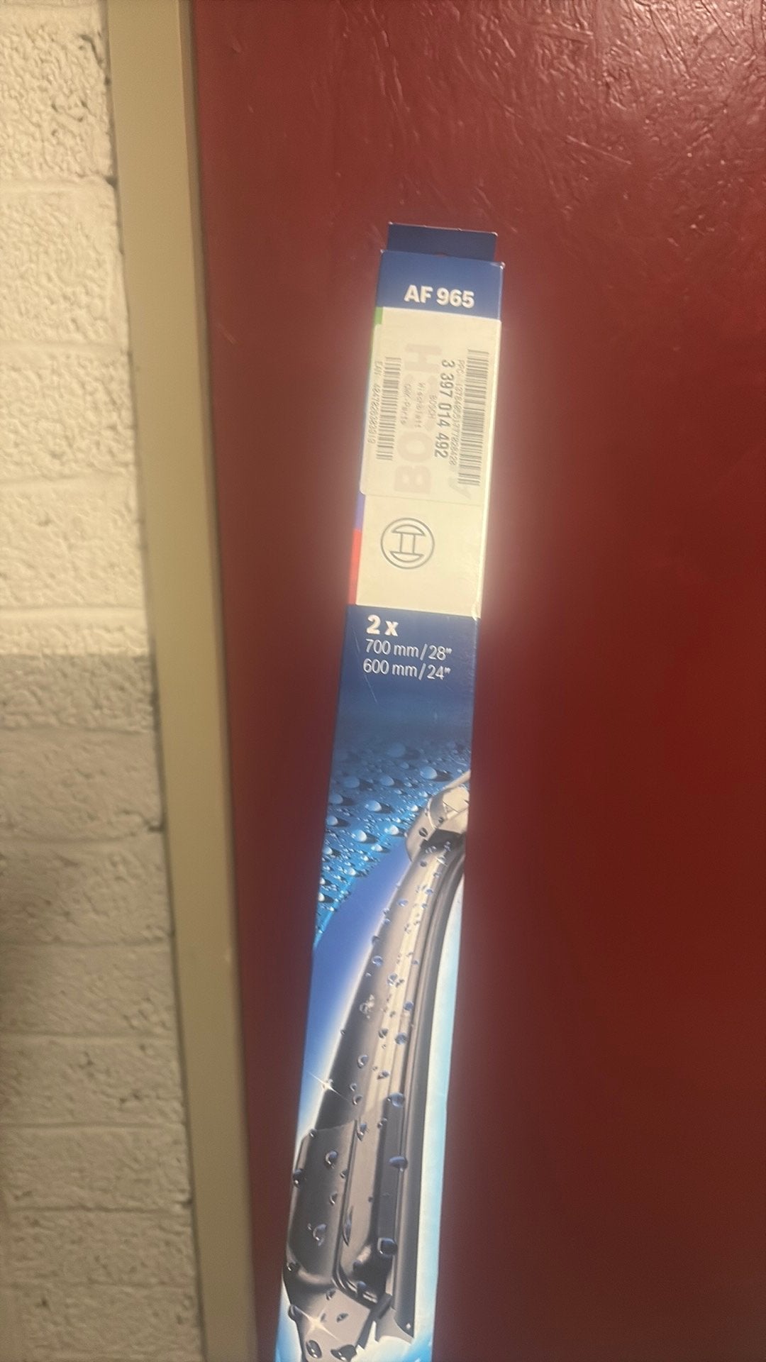 Nieuwe ruitenwisser, Ophalen, Nieuw