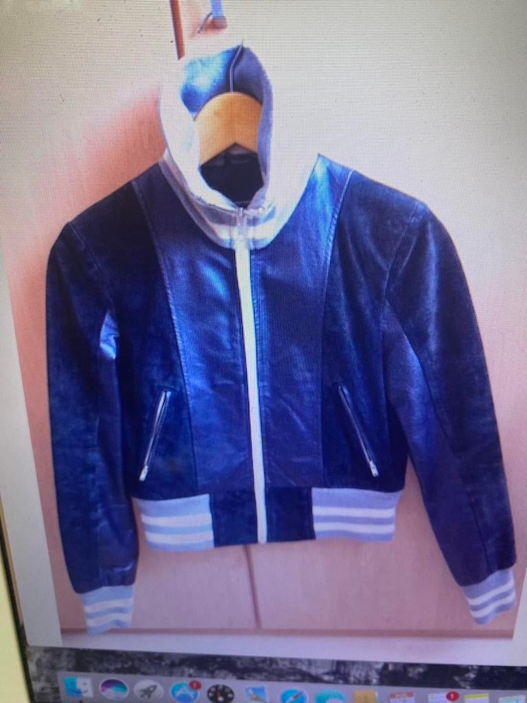 Dames leren jas, maat S, Kleding | Dames, Jassen | Zomer, Ophalen of Verzenden, Gedragen, Maat 38/40 (M), Zwart