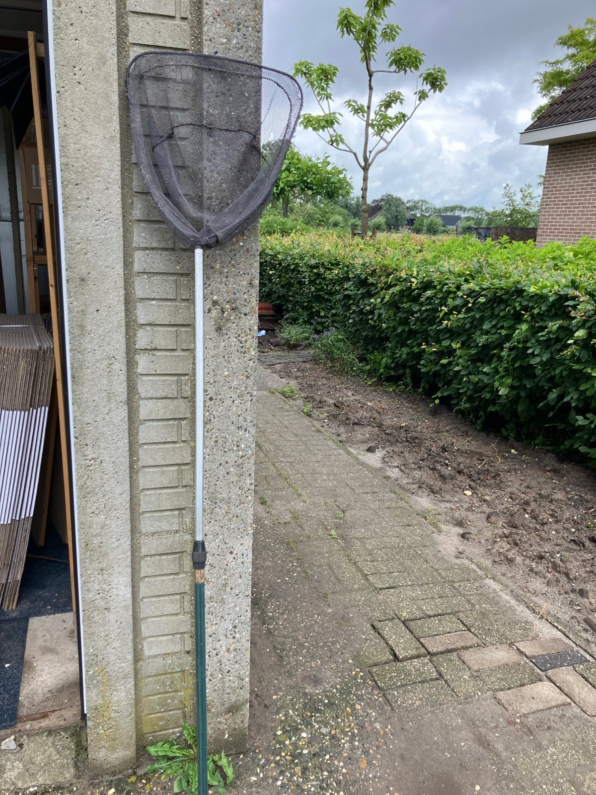 Proffesioneel schepnet met visvoer, Ophalen of Verzenden, Gebruikt