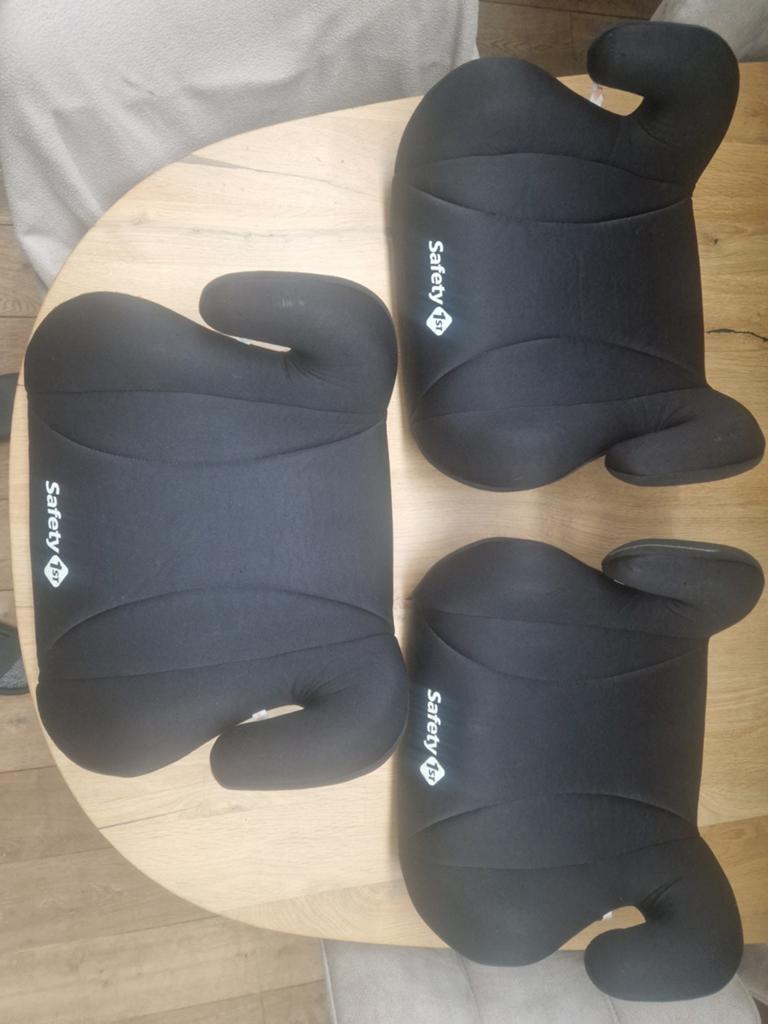 3x Safety 1st Zitverhoger Kinderzitje Zwart, Kinderen en Baby's, Autostoeltjes, Gebruikt, Overige merken, 15 t/m 36 kg, Autogordel