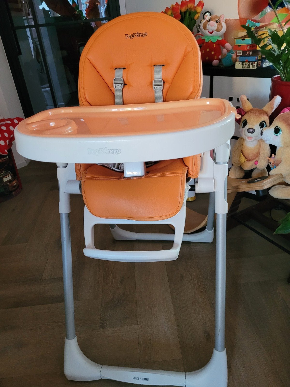 Peg Perego Prima Pappa Zero 3 kinderstoel met inleg, Ophalen, Zo goed als nieuw, Meegroeistoel, Gordel(s)