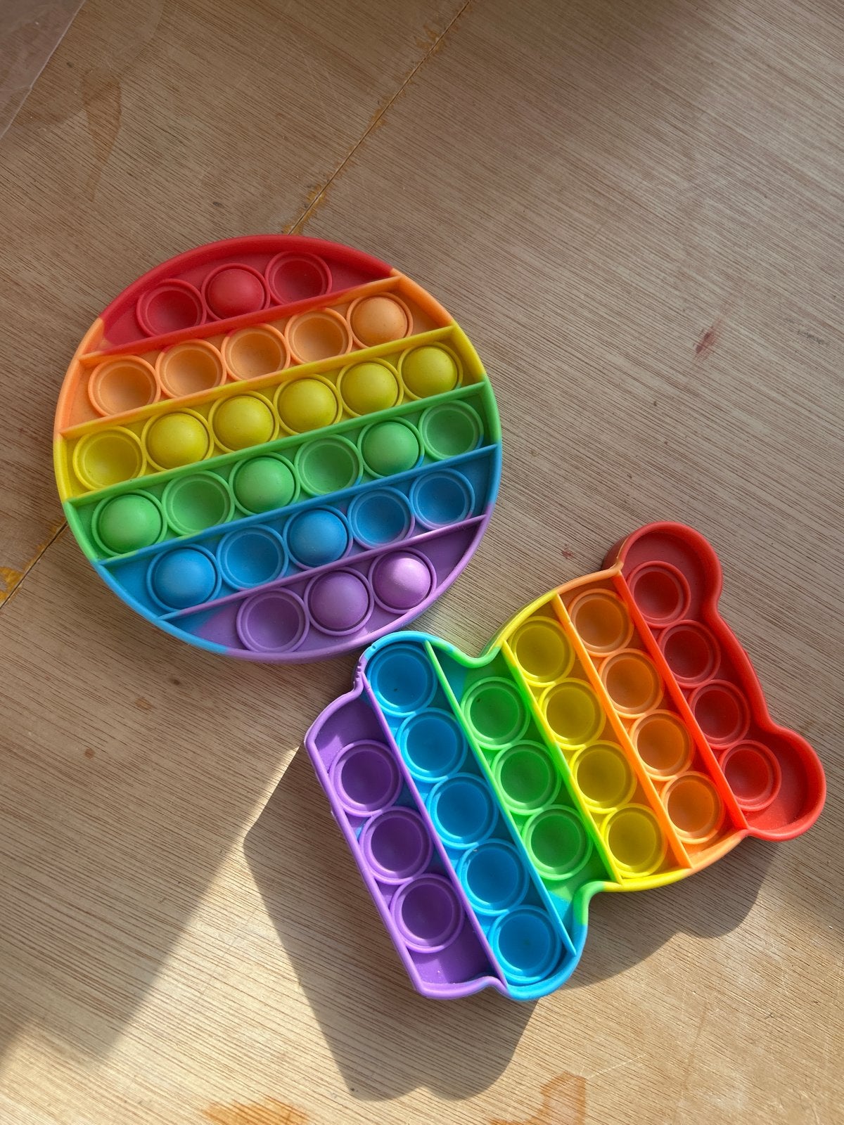 Pop It Fidget Speelgoed - Regenboog Kleuren, Ophalen of Verzenden, Gebruikt, Overige typen