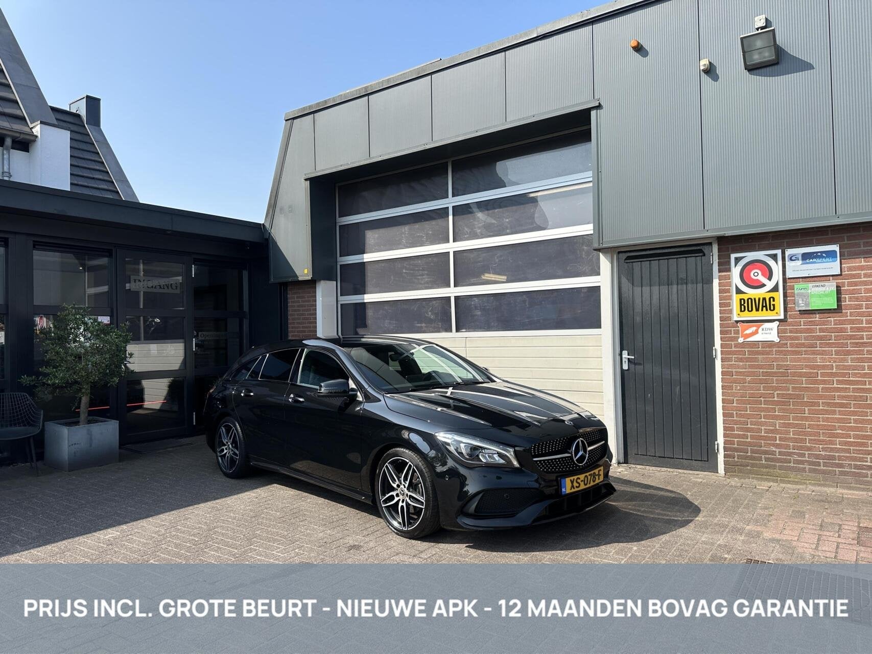 Mercedes CLA-klasse Shooting Brake 180 Business Solution AMG, Auto's, 730 kg, Gebruikt, 4 cilinders, Leder en Alcantara