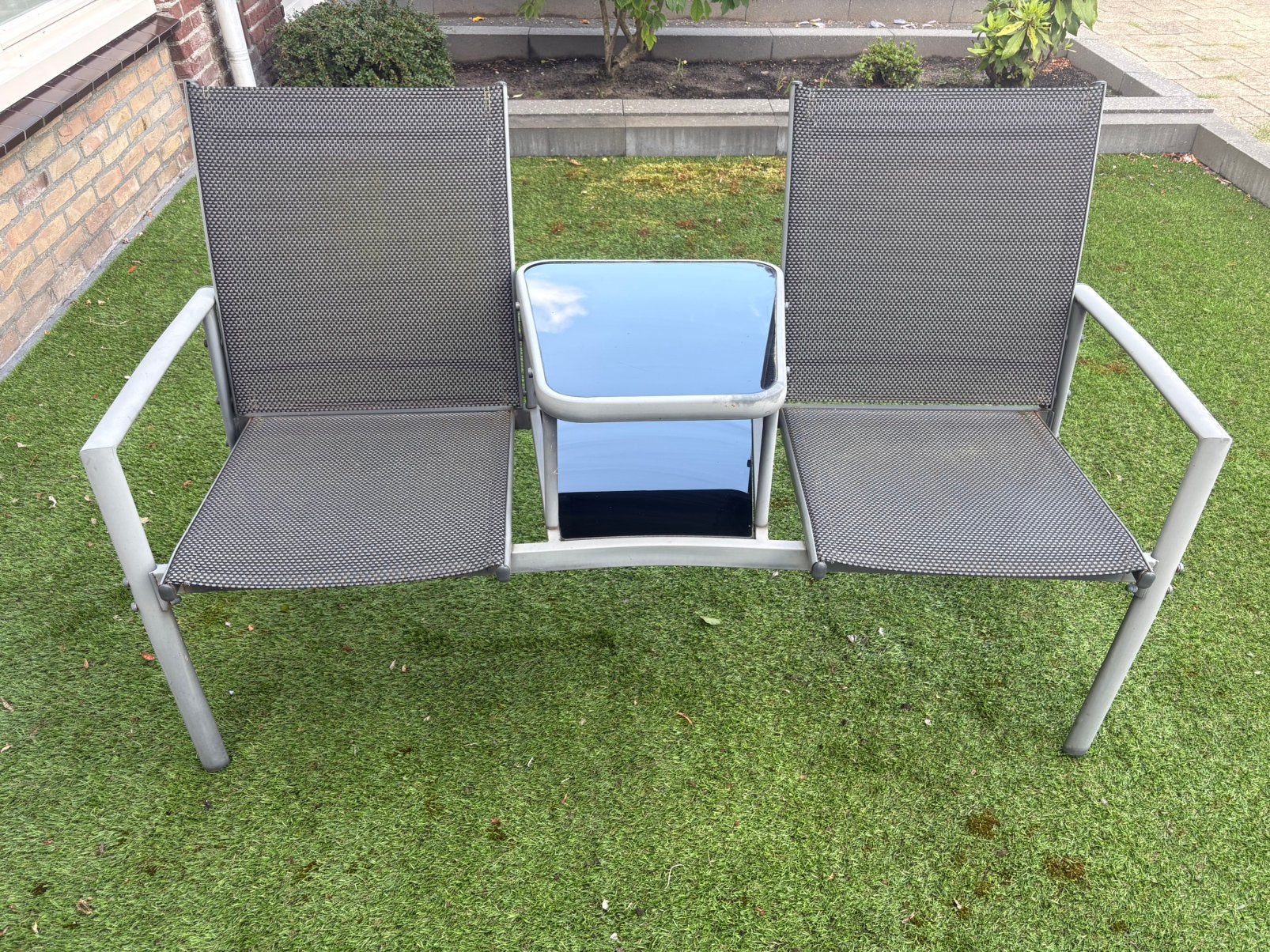 Tuinbankje 2 personen., Tuin en Terras, Tuinbanken, Ophalen, Gebruikt