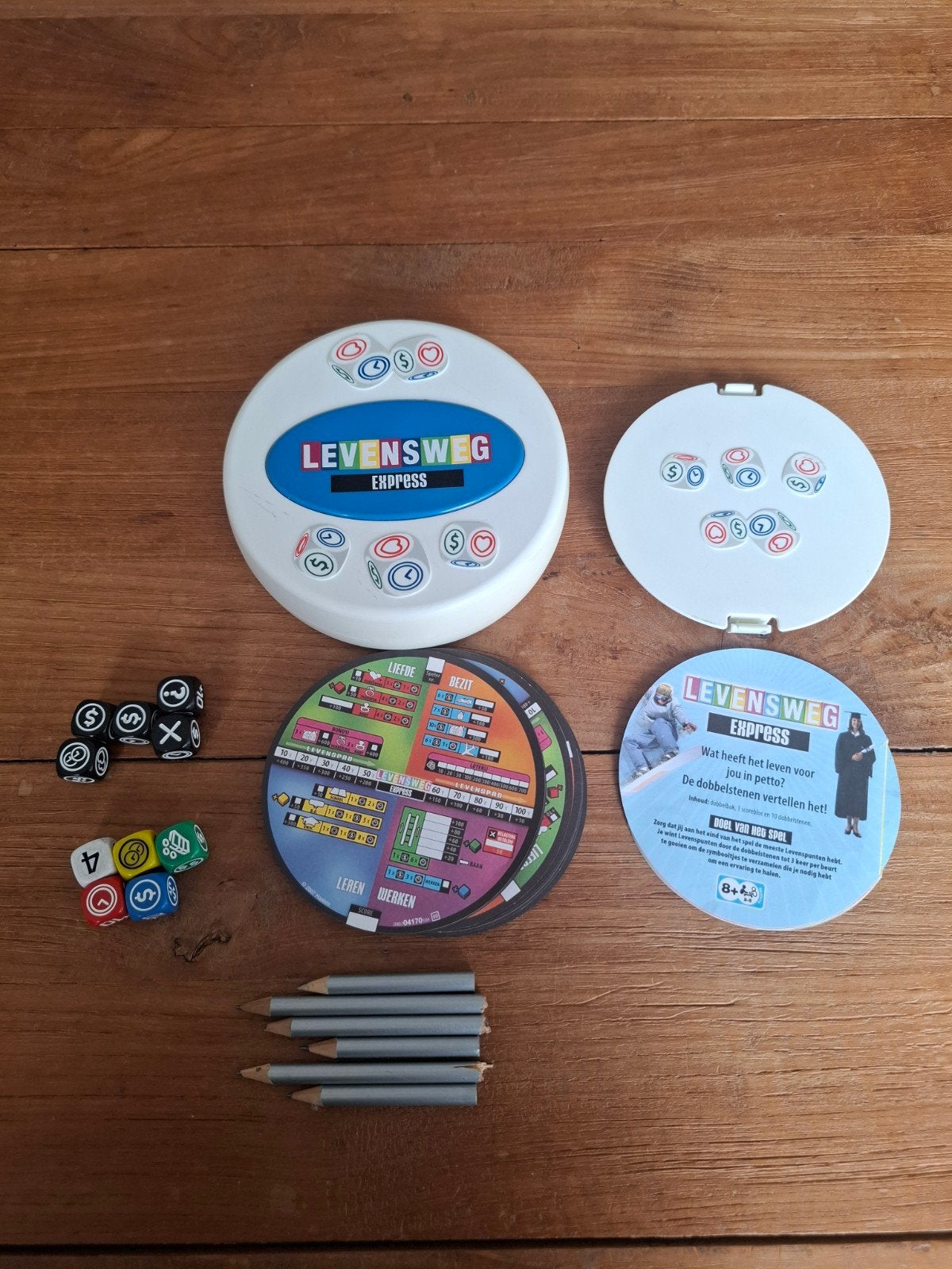 Levensweg Express - Compleet Spel, Ophalen of Verzenden, Zo goed als nieuw, Drie of vier spelers, Hasbro